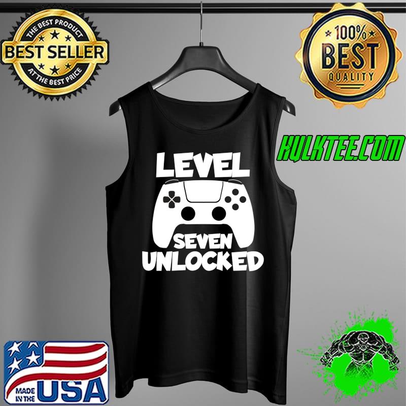 Level Seven Unlocked 7 Birthday Birth Anniversary celebrate T-s Tank Top Level Seven Unlocked 7 Birthday Birth Anniversary celebrate T-s Tank Top