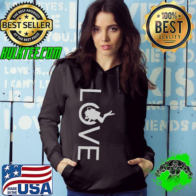 LOVE Scuba Diving Shirt Hoodie LOVE Scuba Diving Shirt Hoodie