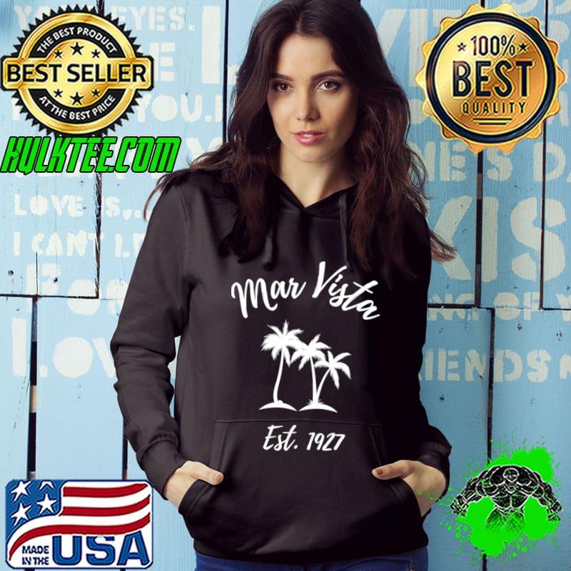 Mar Vista CA Los Angeles Fans Est. 1927 Palm Trees T-shirt
