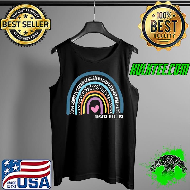 Massage Therapist Cute Rainbow Premium T-Shirt Tank Top Massage Therapist Cute Rainbow Premium T-Shirt Tank Top
