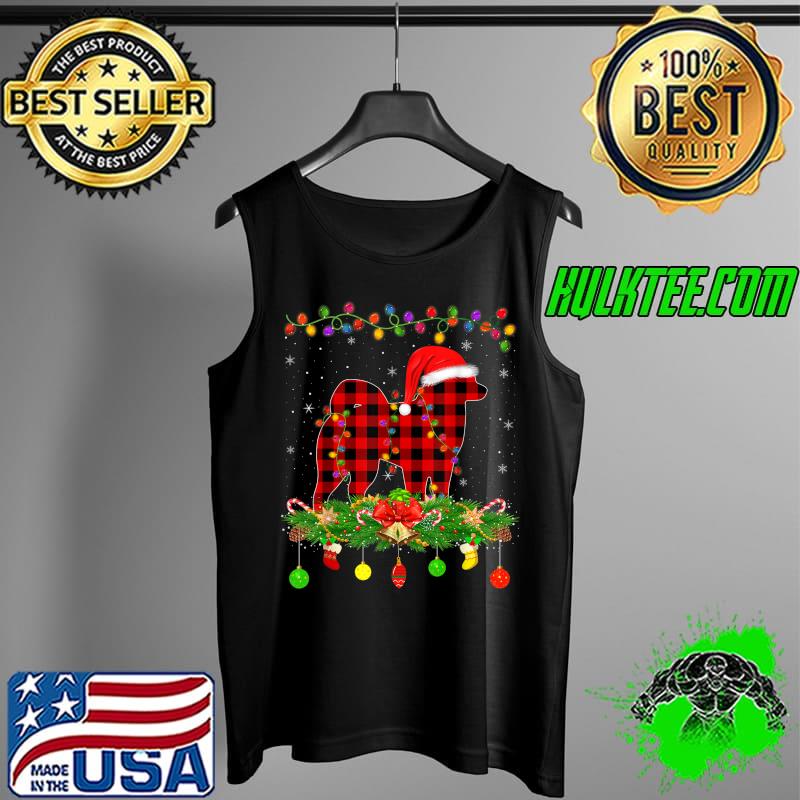Matching Buffalo Plaid Siberian Husky Christmas Pajama T-Shirt Tank Top Matching Buffalo Plaid Siberian Husky Christmas Pajama T-Shirt Tank Top