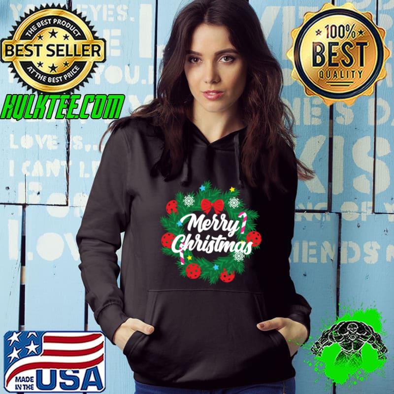 Merry Christmas Pickleball T-Shirt