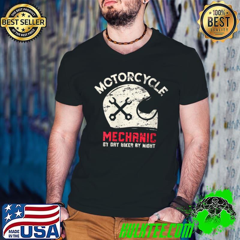 Motorcycle Mechanic Repair Biker T- Guys V Neck Motorcycle Mechanic Repair Biker T- Guys V Neck