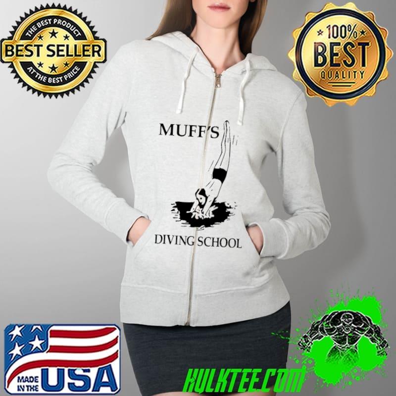 Muffs Diving School Shirt Full Zip Hooded Muffs Diving School Shirt Full Zip Hooded