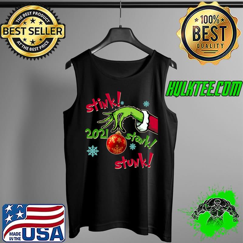 Nice 2021 Stink Stank Stunk Christmas Pajama Elf Matching Group T- Tank Top Nice 2021 Stink Stank Stunk Christmas Pajama Elf Matching Group T- Tank Top