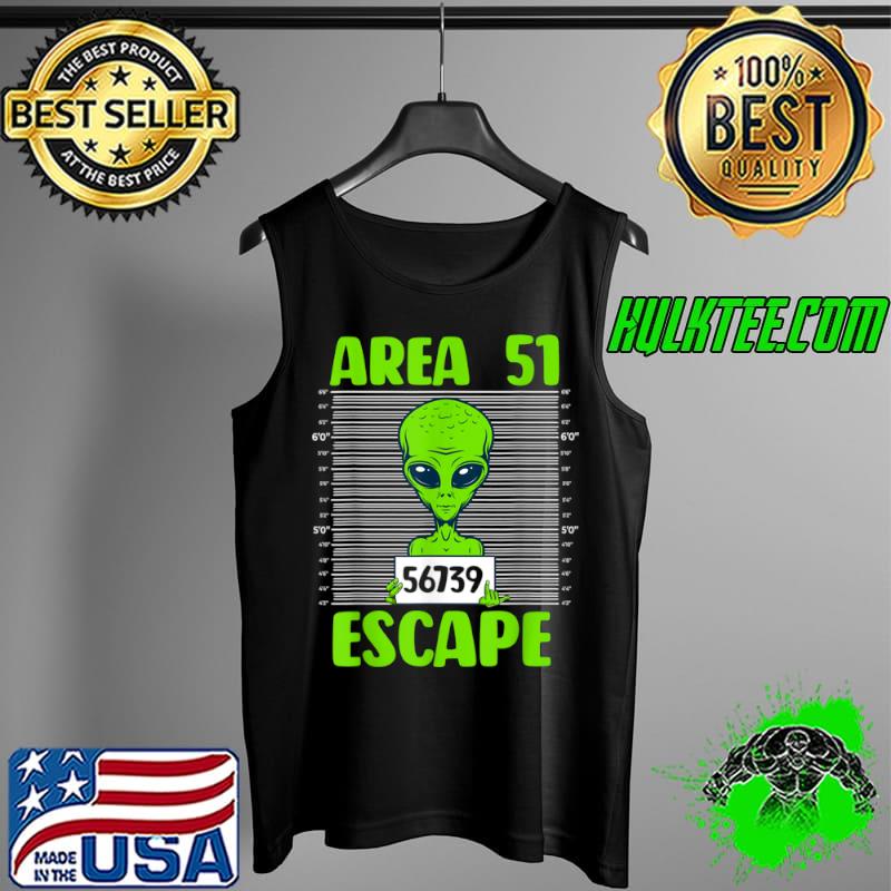 Nice Area 51 Funny Alien Escape Men Women UFO T Shirt Tank Top Nice Area 51 Funny Alien Escape Men Women UFO T Shirt Tank Top