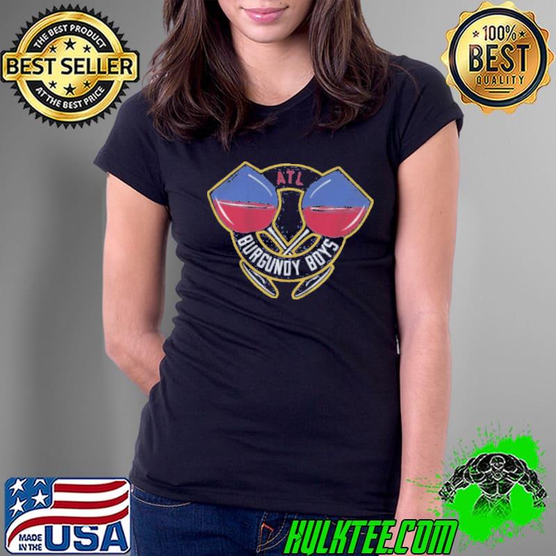 Nice atlanta Braves Burgundy Boys Shirt Ladies Tee Nice atlanta Braves Burgundy Boys Shirt Ladies Tee
