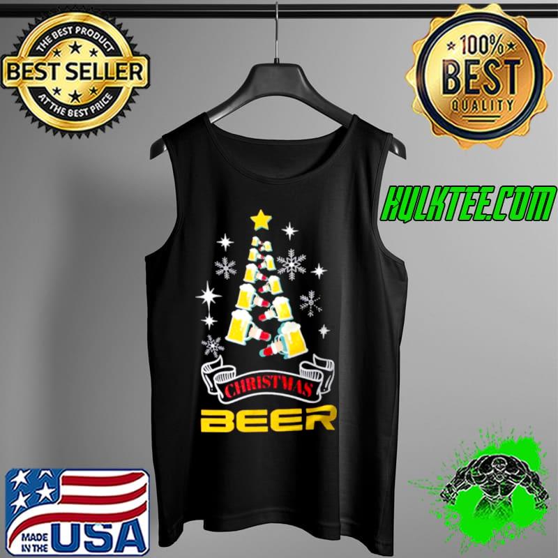 Nice Beer Christmas tree Merry Christmas Tank Top Nice Beer Christmas tree Merry Christmas Tank Top
