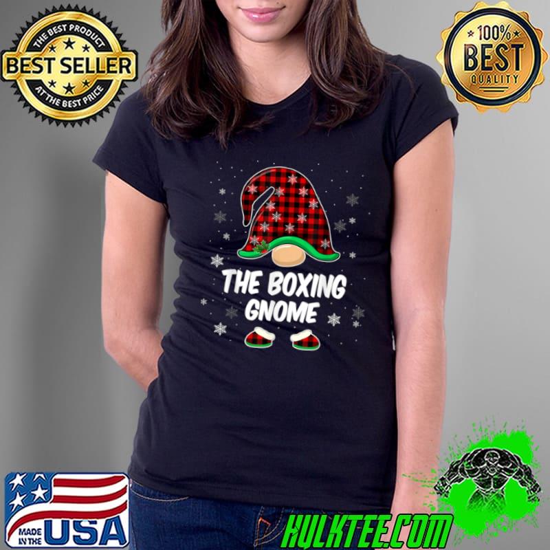 Nice Boxing Gnome Buffalo Plaid Matching Family Christmas T Shirt Ladies Tee Nice Boxing Gnome Buffalo Plaid Matching Family Christmas T Shirt Ladies Tee