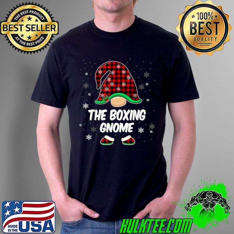 Nice Boxing Gnome Buffalo Plaid Matching Family Christmas T Shirt Unisex Nice Boxing Gnome Buffalo Plaid Matching Family Christmas T Shirt Unisex