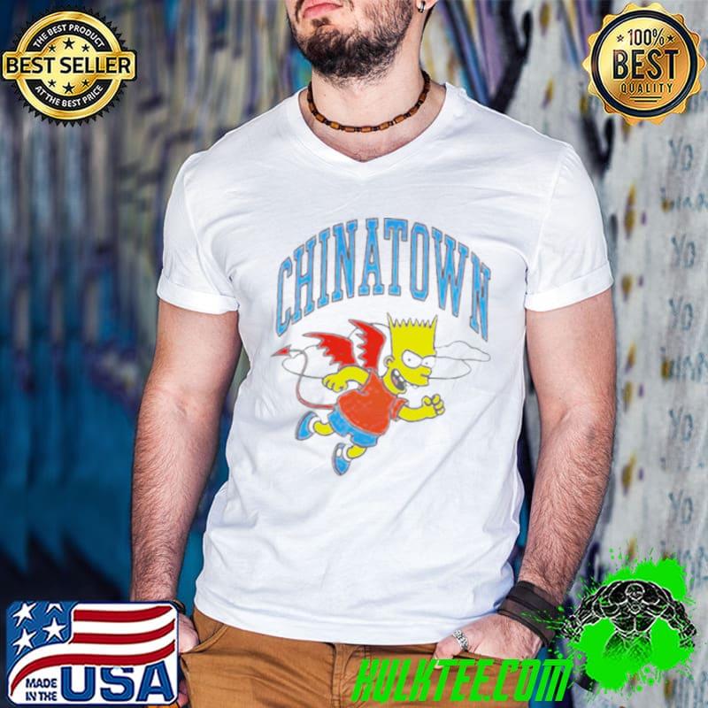 Nice Chinatown bart simpson devil shirt