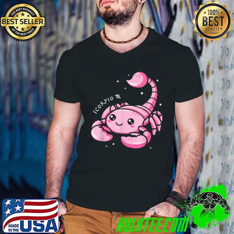 Nice Cute Scorpio for Kids Kawaii Zodiac Sign Birthday Scorpion T Shirt