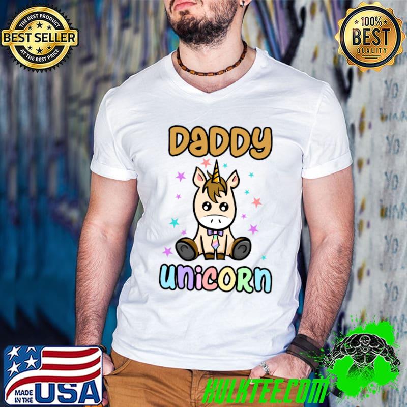 Nice daddy Unicorn Birthday Party Funny Father Dadacorn Dad T-shirt Nice daddy Unicorn Birthday Party Funny Father Dadacorn Dad T-shirt