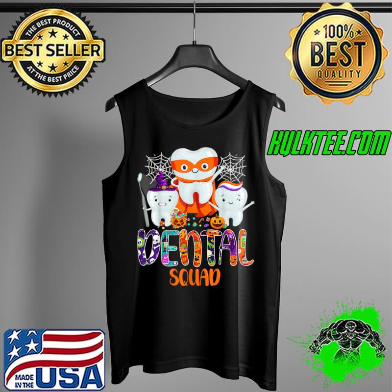 Nice Dental Squad Costume Trick Or Teeth Denstist Halloween Ghost T Shirt Tank Top Nice Dental Squad Costume Trick Or Teeth Denstist Halloween Ghost T Shirt Tank Top