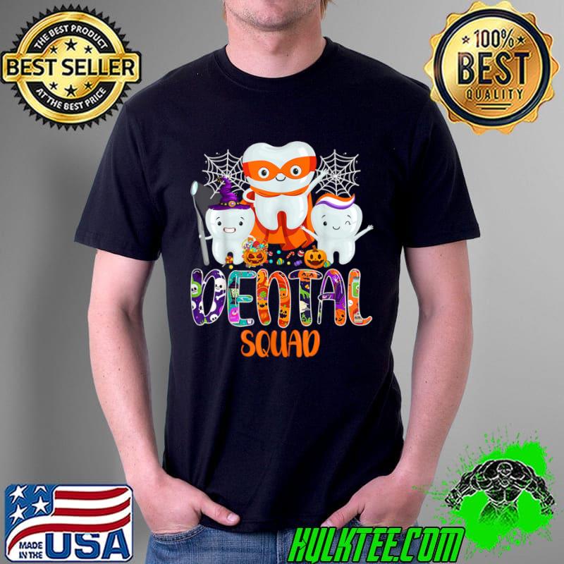 Nice Dental Squad Costume Trick Or Teeth Denstist Halloween Ghost T Shirt Unisex Nice Dental Squad Costume Trick Or Teeth Denstist Halloween Ghost T Shirt Unisex