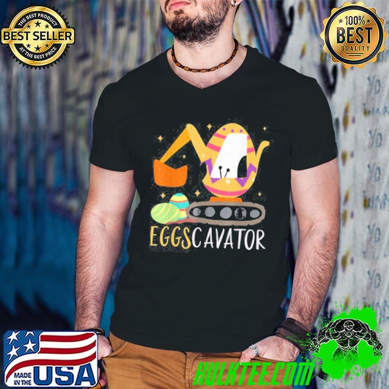 Nice Eggscavator Excavator Easter Boys Girls Shirt