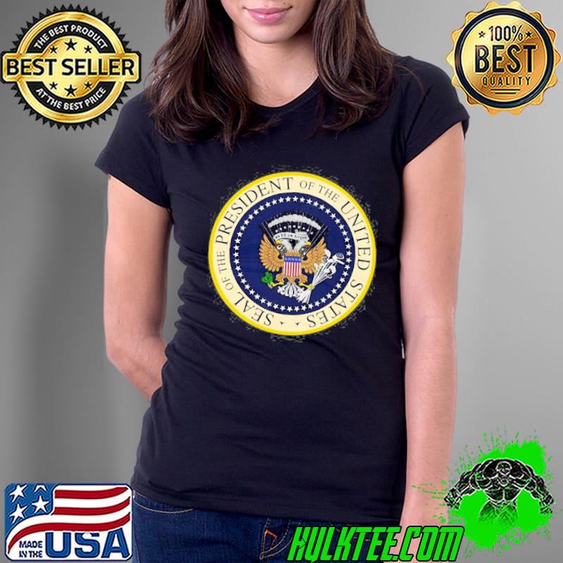 Nice Fake Presidential Seal Trump Is A Puppet Shirt Ladies Tee Nice Fake Presidential Seal Trump Is A Puppet Shirt Ladies Tee