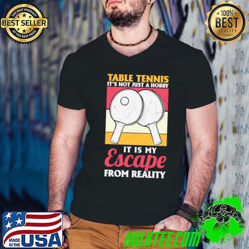 Nice Funny Ping Pong Not Just A Hobby Table Tennis T- Guys V Neck Nice Funny Ping Pong Not Just A Hobby Table Tennis T- Guys V Neck