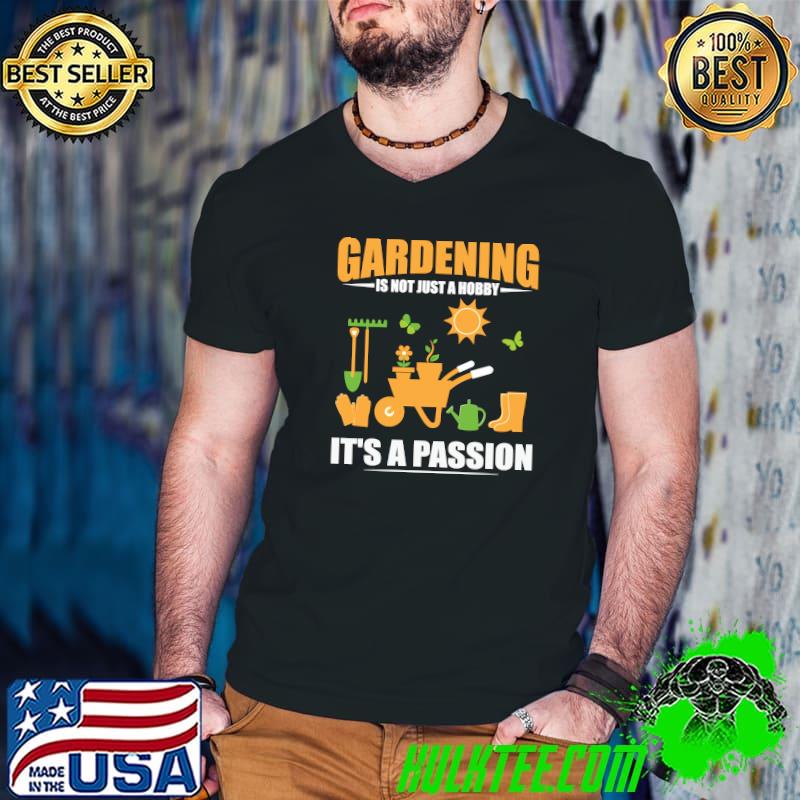 Nice gardening is my passion fun hobby gardener T-s Guys V Neck Nice gardening is my passion fun hobby gardener T-s Guys V Neck