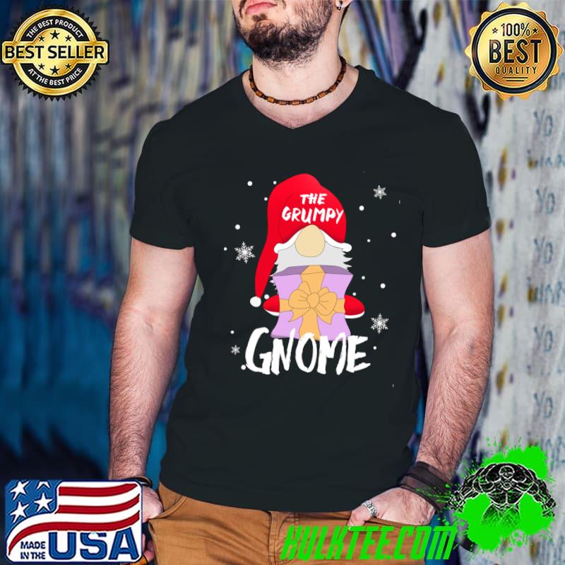 Nice Grumpy Gnome Matching Family Christmas Pajama T- Guys V Neck Nice Grumpy Gnome Matching Family Christmas Pajama T- Guys V Neck
