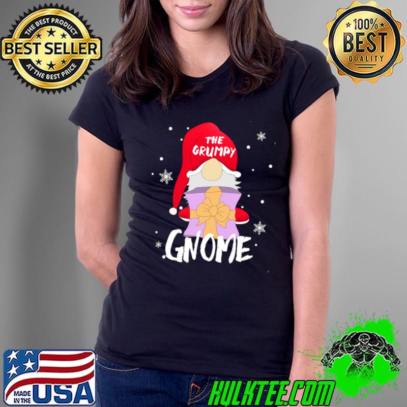Nice Grumpy Gnome Matching Family Christmas Pajama T- Ladies Tee Nice Grumpy Gnome Matching Family Christmas Pajama T- Ladies Tee