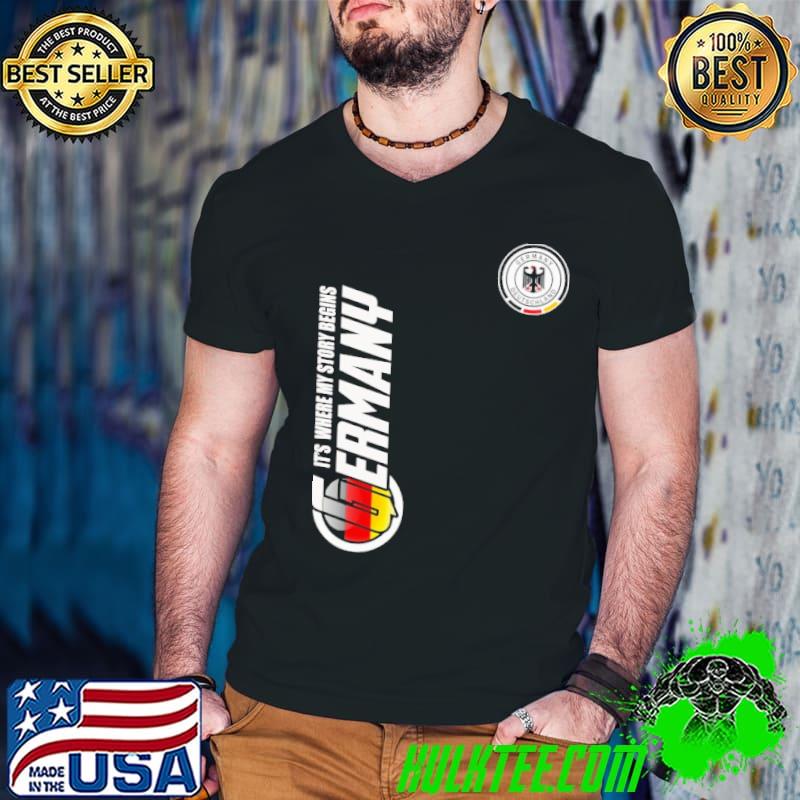 Nice Its where my story begins germany ds 12 logo shirt