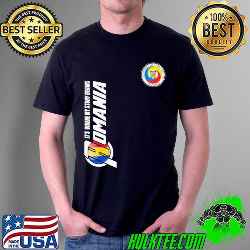 Nice Its where my story begins Romania logo Unisex Nice Its where my story begins Romania logo Unisex