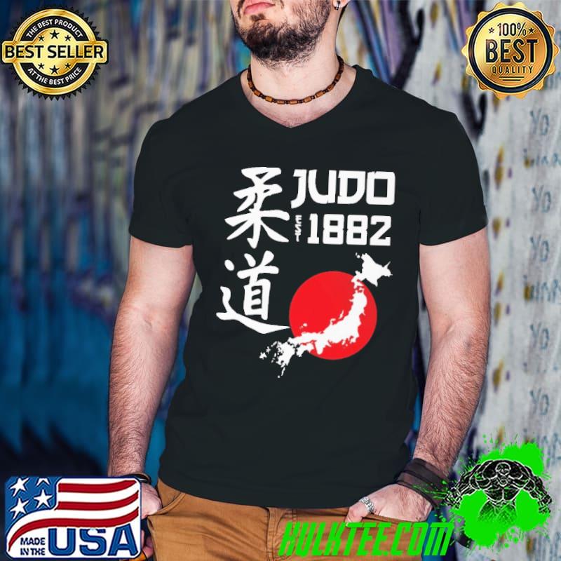 Nice japan Map and Flag Judo Shirt