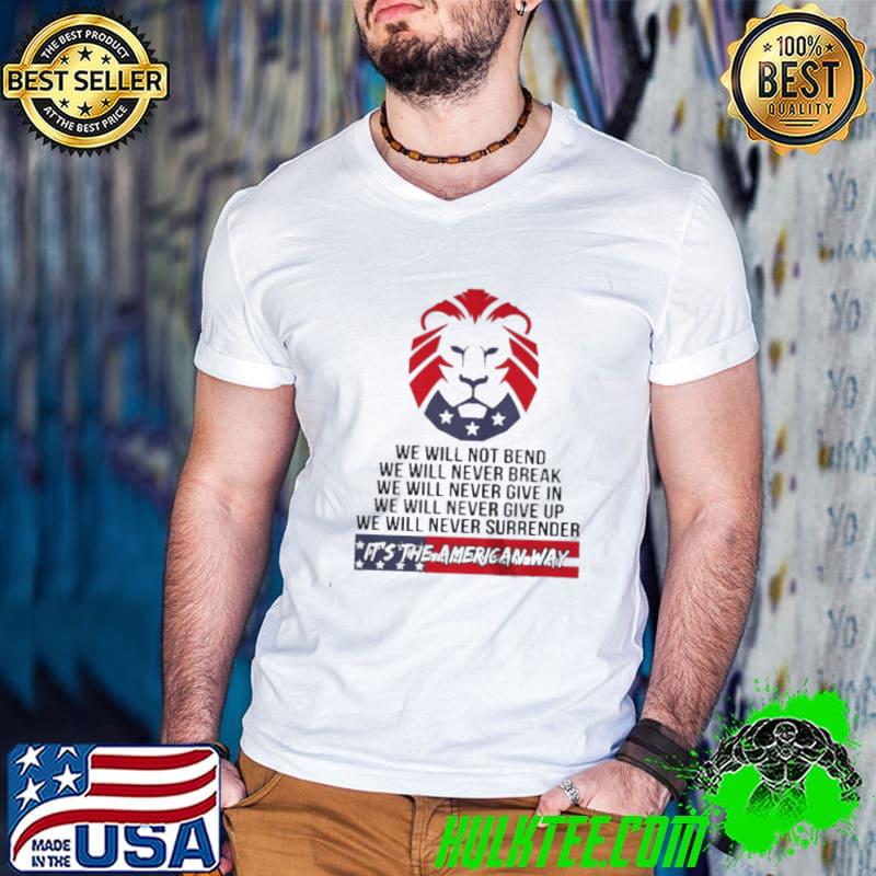 Nice lIONS IT’S THE AMERICAN WAY SHIRT