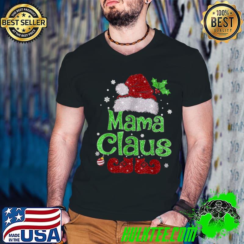 Nice Mama Claus Shirt Christmas Pajama Family Matching Xmas T Shirt