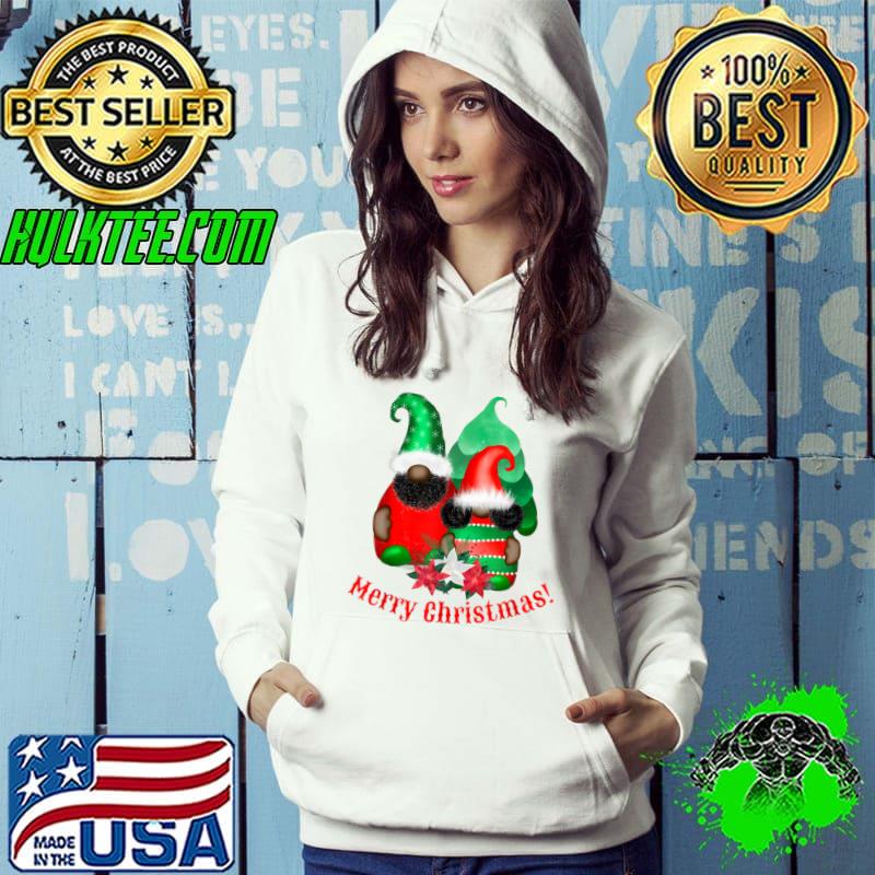 Nice Merry Christmas Gnome Couple T-Shirt