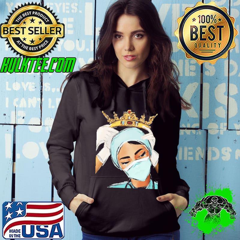 Nice nurse Crown Queen Covid-19 Shirt Nice nurse Crown Queen Covid-19 Shirt