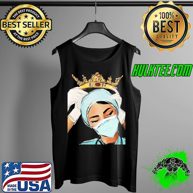 Nice nurse Crown Queen Covid-19 Shirt Tank Top Nice nurse Crown Queen Covid-19 Shirt Tank Top