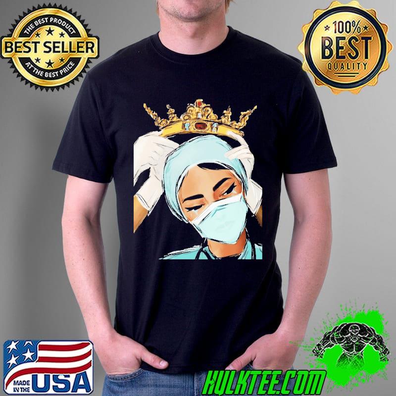 Nice nurse Crown Queen Covid-19 Shirt Unisex Nice nurse Crown Queen Covid-19 Shirt Unisex