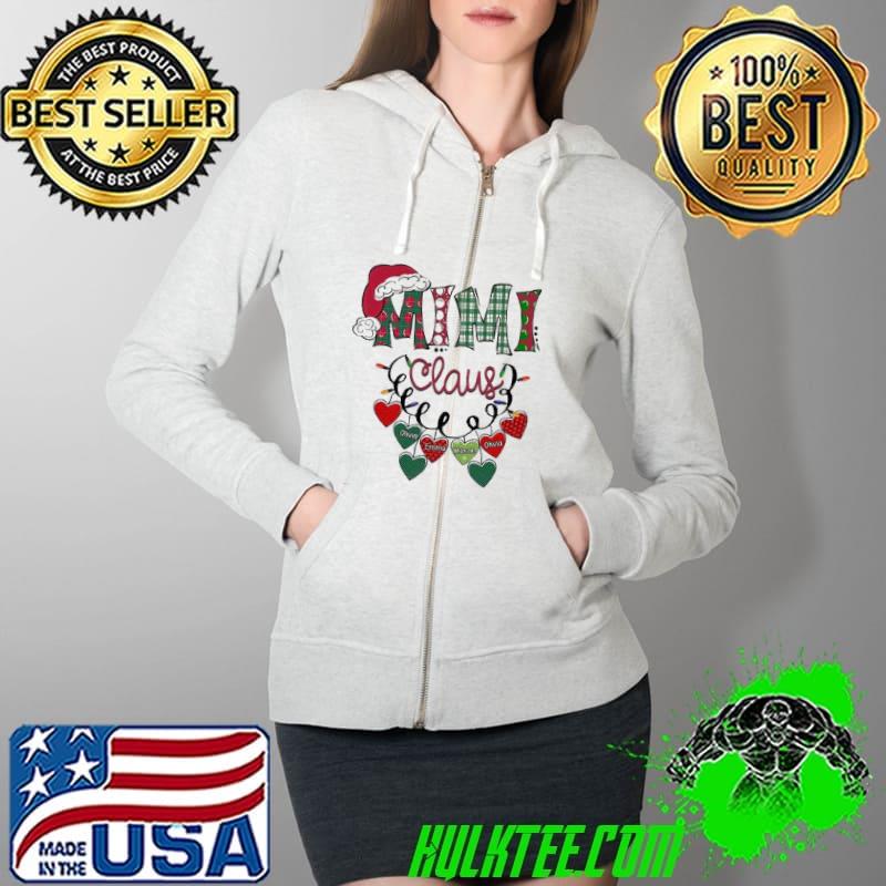 Nice personalized Mimi With Grandkids Claus Christmas 2021 Shirt Full Zip Hooded Nice personalized Mimi With Grandkids Claus Christmas 2021 Shirt Full Zip Hooded