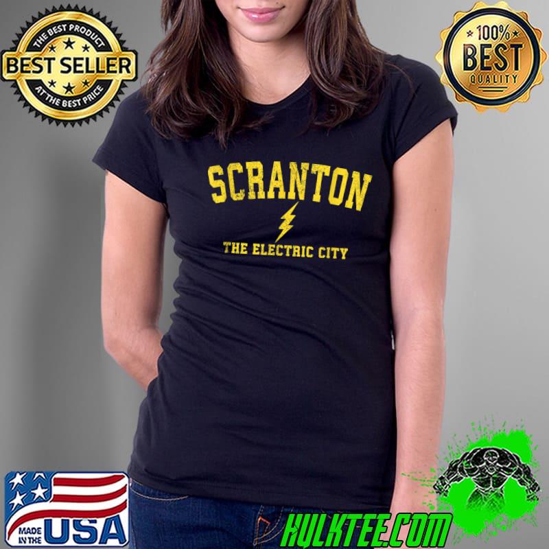 Nice scranton Electric City a Scranton Vintage T-Shirt Ladies Tee Nice scranton Electric City a Scranton Vintage T-Shirt Ladies Tee