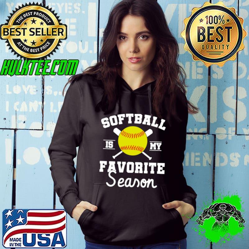 Nice Softball Is My Favorite Season Softball Lovers T-shirt