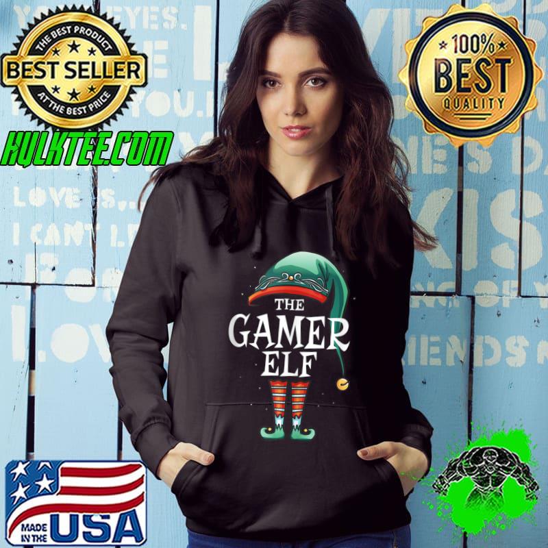 Nice the Gamer ELF Christmas Party Pajama T-Shirt