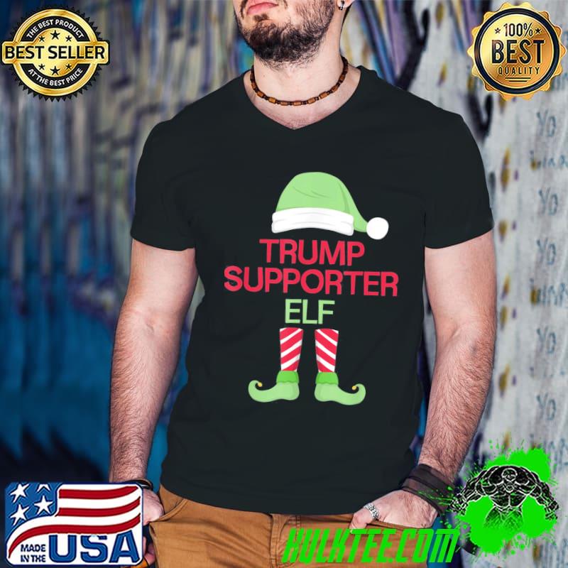Nice The Trump Supporter Elf Family Christmas T-Shirt Nice The Trump Supporter Elf Family Christmas T-Shirt