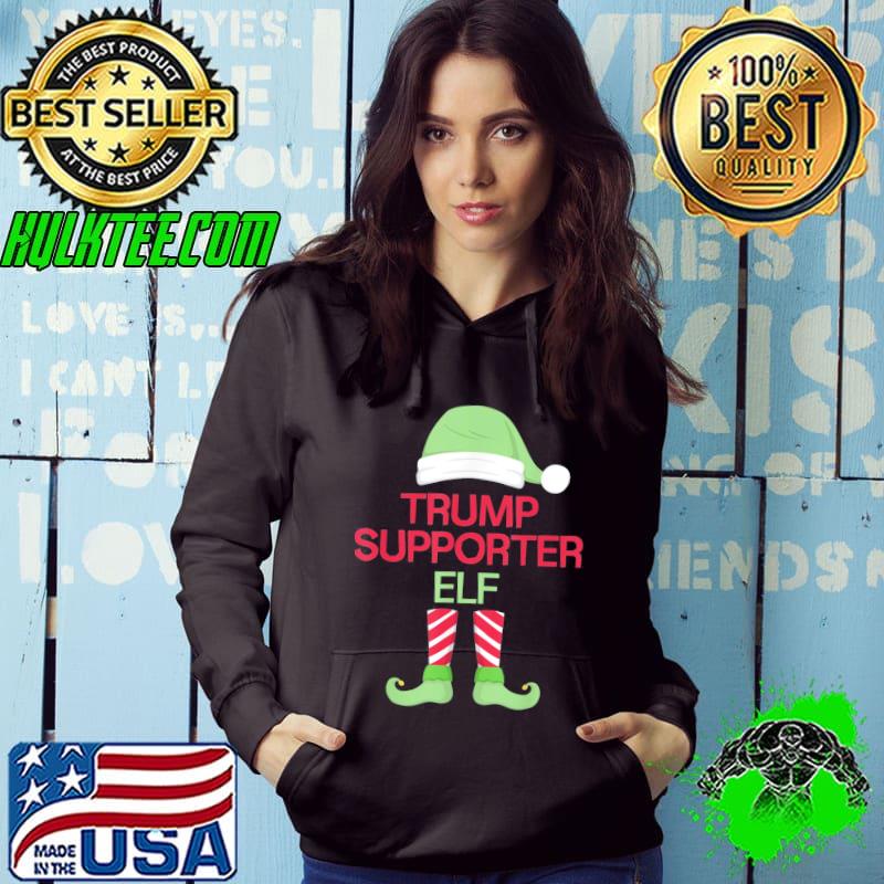 Nice The Trump Supporter Elf Family Christmas T-Shirt Hoodie Nice The Trump Supporter Elf Family Christmas T-Shirt Hoodie