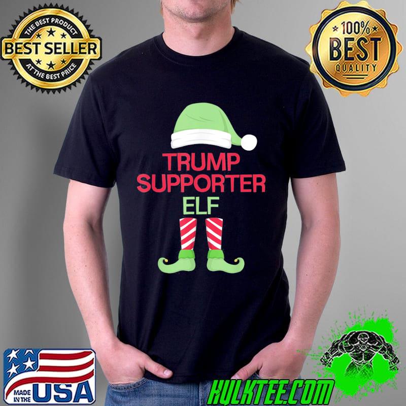 Nice The Trump Supporter Elf Family Christmas T-Shirt Unisex Nice The Trump Supporter Elf Family Christmas T-Shirt Unisex