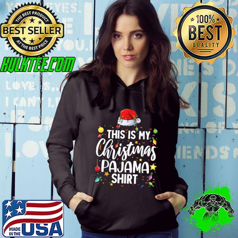 Nice This Is My Christmas Pajama Shirt Family Matching T-Shirt