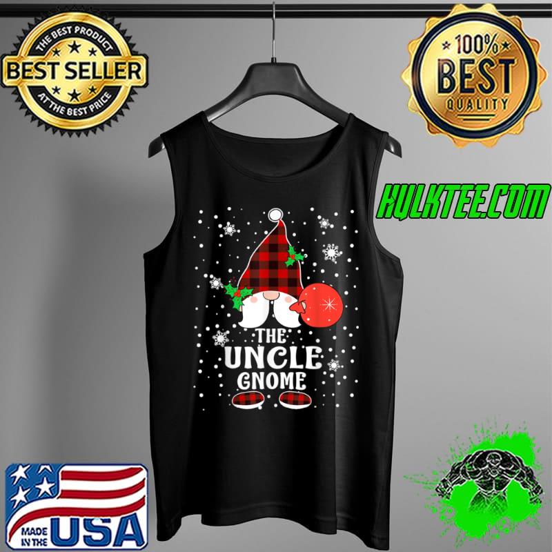 Nice Uncle Gnome Buffalo Plaid Matching Family Christmas Pajama T Shirt Tank Top Nice Uncle Gnome Buffalo Plaid Matching Family Christmas Pajama T Shirt Tank Top