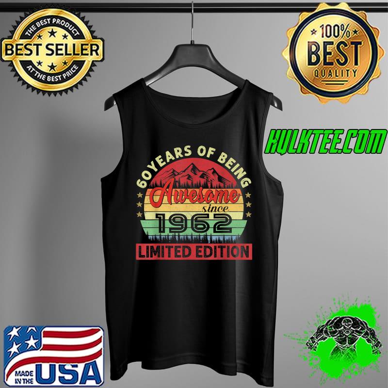 Nice vintage 1962 60th Birthday Decoration Boy Girl 60 Years Old T-Shirt Tank Top Nice vintage 1962 60th Birthday Decoration Boy Girl 60 Years Old T-Shirt Tank Top