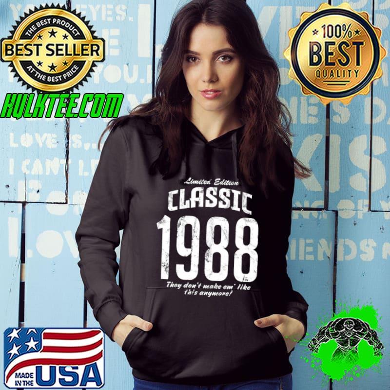 Official 1988 Classic 34 Years Old 34th Birthday Vintage Edition Shirt Official 1988 Classic 34 Years Old 34th Birthday Vintage Edition Shirt