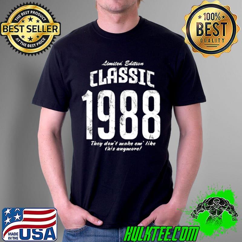 Official 1988 Classic 34 Years Old 34th Birthday Vintage Edition Shirt Unisex Official 1988 Classic 34 Years Old 34th Birthday Vintage Edition Shirt Unisex