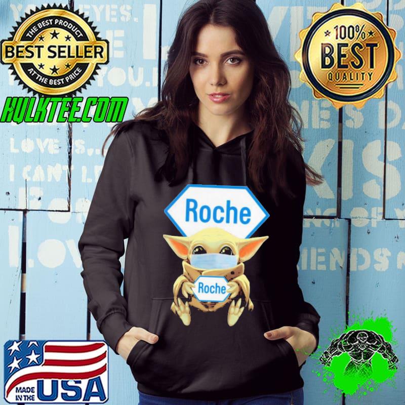 Official Awesome Baby Yoda Face Mask Hug Roche Shirt