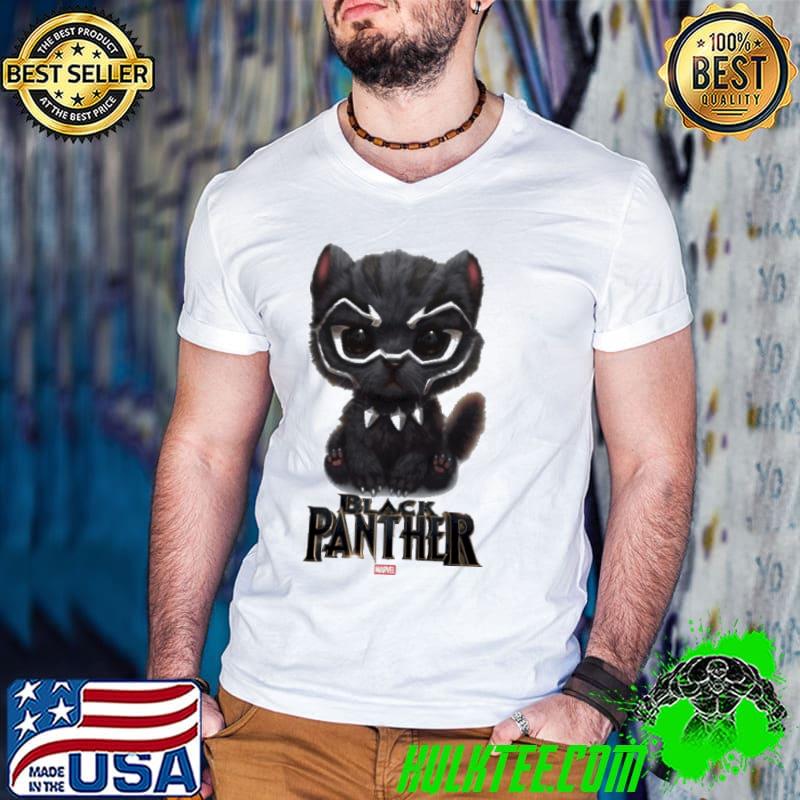 Official black Panther Or Black Pawther Super Cute Marvel Superhero Shirt