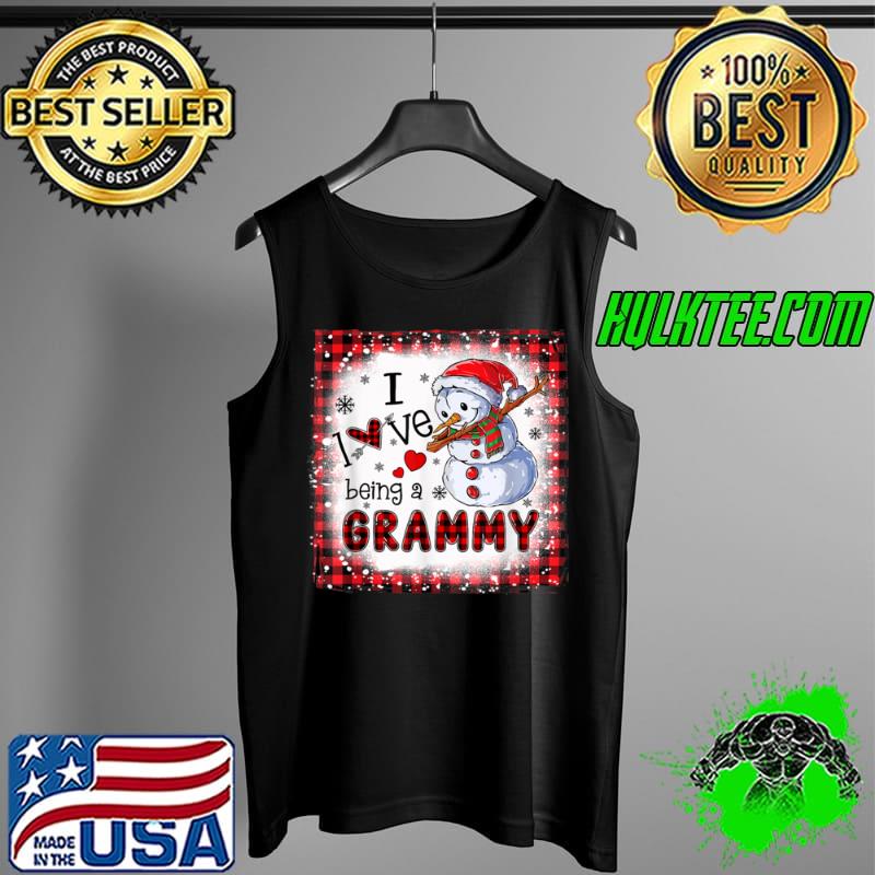 Official Bleached I Love Being A Grammy Snowman Family Christmas Xmas T Shirt Tank Top Official Bleached I Love Being A Grammy Snowman Family Christmas Xmas T Shirt Tank Top
