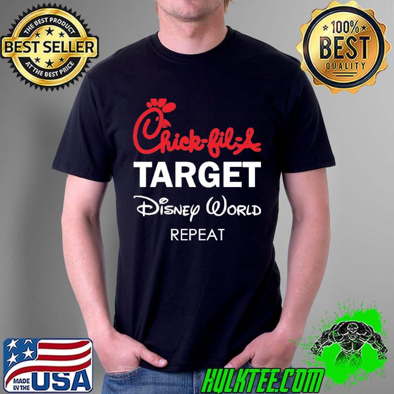 Official chick-Fil-A Target Disney World Repeat Shirt Unisex Official chick-Fil-A Target Disney World Repeat Shirt Unisex